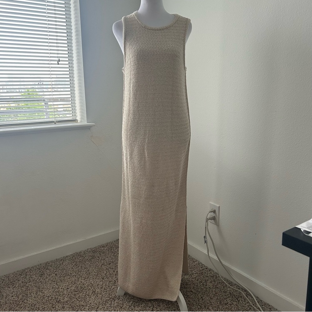 Silk Blend Knit Dress